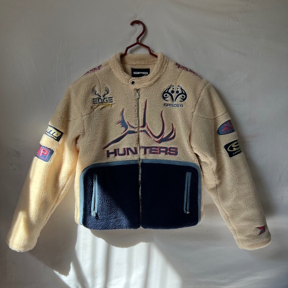 SP5DER WORLDWIDE SHERPA JACKET - Picture 1 of 10